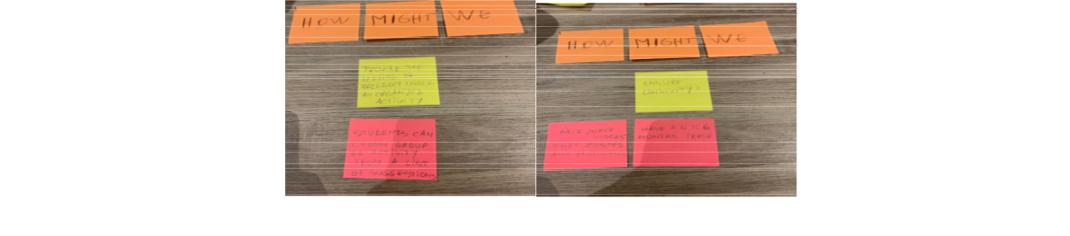 Additional How Might We notes